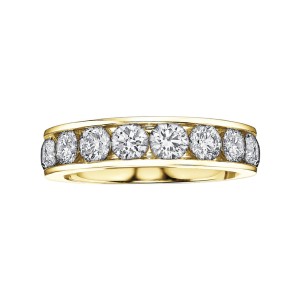 14kt yellow gold with diamonds